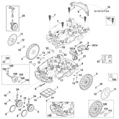 Viking MI632.0 P - Lower Housing, Chassis - Parts Diagram
