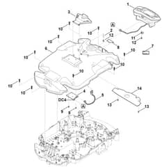 Viking MI632.1 P - Housing Upper Part - Parts Diagram
