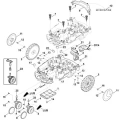 Viking MI632.1 P - Lower Housing, Chassis - Parts Diagram