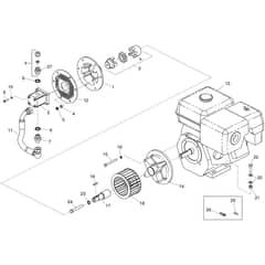 Belle Midi 20-140 (PAN) - Pump & Motor Assembly