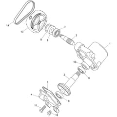 Belle Minimix 140-150 - Gearbox Assembly