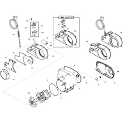 Belle Minimix 150 - Motor Assembly (From April 2002)