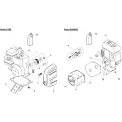 Belle Minimix 150 - Mounting Plate - Robin Engines