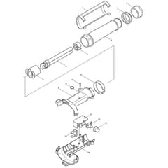 Makita ML142 - Rechargeable Flashlight - Power Tool Diagram