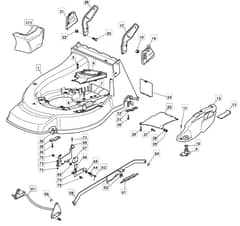 ML5060 PD - 2009 - 295505138/GI - Mountfield Rotary Mower Deck Diagram