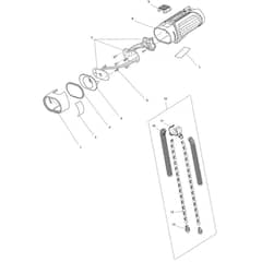 Makita ML705 - Rechargeable Grab Light - Power Tool Diagram