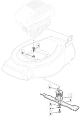 MLF 4810 RPD - 2009 - 294489033/MFR - Mountfield Rotary Mower Blade Diagram