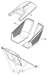 MLF 4845 TR - 2010 - 294482043/MFR - Mountfield Rotary Mower Grass Bag Diagram