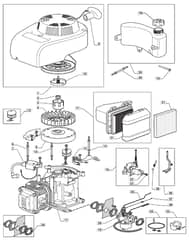 MLF 4845 TR - 2010 - 294482043/MFR - Mountfield Rotary Mower WBE0702 Engine Diagram