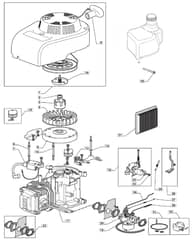 MLF 5310 PD SILENT - 2009 - 291572043/MFR - Mountfield Rotary Mower WBE0701 Engine Diagram