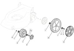 MLF 53 TRHGR - 2009 - 291537038/MFR - Mountfield Rotary Mower Wheels Diagram