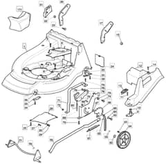MLFA 53 TRH GR BBC - 2010 - 292177038/MFR - Mountfield Rotary Mower Deck Diagram