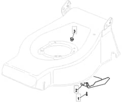 MLFI 55 MGS E85 - 2008 - 291592048/CFR - Mountfield Rotary Mower Belt Protection Diagram
