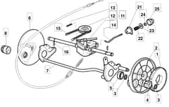 MLFI 55 MGS E85 - 2008 - 291592048/CFR - Mountfield Rotary Mower Transmission Diagram