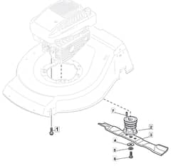 MLFW 5360 TRBQ - 2011 - 299536823/MFR - Mountfield Rotary Mower Blade Diagram