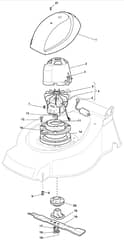 MLM 1800 - 2013 - 295486674/CAS - Mountfield Rotary Mower Blade Diagram