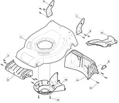 MLM 1800 - 2013 - 295486674/CAS - Mountfield Rotary Mower Deck Diagram