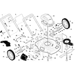 McCulloch MM4756 SMD - 96121001301 - 2007-04 - Frame Parts Diagram