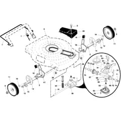 McCulloch MM4756 SMD - 96121001302 - 2007-04 - Drive Parts Diagram