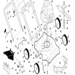 McCulloch MM51-450 SM - 96111002201 - 2007-10 - Product Complete Parts Diagram