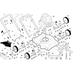 McCulloch MM51-450 SMR - 96111002500 - 2008-02 - Product Complete Parts Diagram