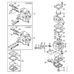 Genuine Stihl MM55 C-E Z / G - Carburetor C1Q-S202, C1Q-S93