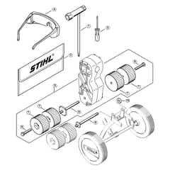 Genuine Stihl MM55 C-E Z / R - Tools, Extras