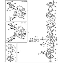 Stihl MM55 - Carburetor C1Q-S202, C1Q-S93 - Parts Diagram