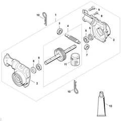 Stihl MM55 - Gear Head (16.2013) - Parts Diagram