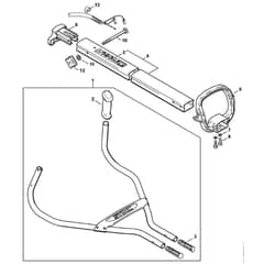 Stihl MM55 - Handlebar - Parts Diagram
