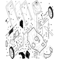 McCulloch MM56-675 DWA - 96141021500 - 2009-01 - Frame Parts Diagram