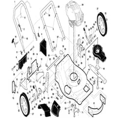 McCulloch MM56-875 DW - 96141016001 - 2008-08 - Frame Parts Diagram