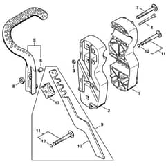 Stihl MM56 - Flange - Parts Diagram