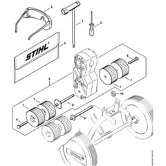 Stihl MM56 - Tools, Extras - Parts Diagram
