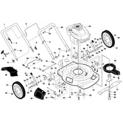 McCulloch MM6556 SMD - 96121001400 - 2007-01 - Frame Parts Diagram