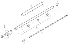 MM 2605 - 5 in 1 - 2016-2022 - 287120153/M16 - Mountfield Brushcutter Extension Shaft Diagram
