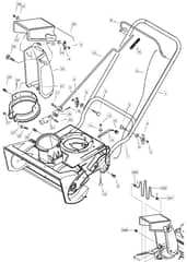 MN 421 - 2007-2008 - 18-2818-78 - Mountfield Snow Thrower Handle Diagram