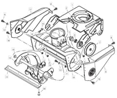 MN 421 - 2009-2010 - 18-2818-79 - Mountfield Snow Thrower Auger Diagram