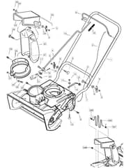 MN 421 - 2009-2010 - 18-2818-79 - Mountfield Snow Thrower Handle Diagram