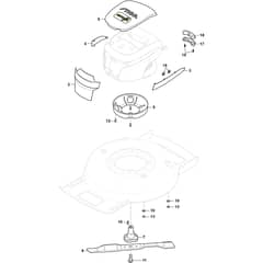 MODEL-1 - 2018-2019 - 291523008/ST1 - Stiga Rotary Mower Blade Diagram