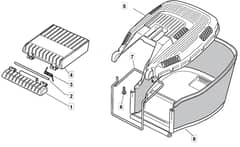 MOLEMASTER 46PD - 2015 - 299274648/M14 - Mountfield Rotary Mower Grass Bag Diagram
