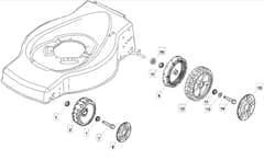 MOLEMASTER 46PD - 2016-2018 - 299274648/M16 - Mountfield Rotary Mower Wheels Diagram