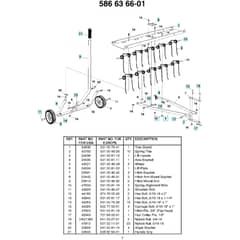 McCulloch Moss Rake - 2014-10 - Main Assy Parts Diagram