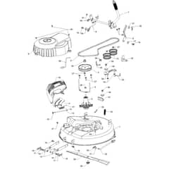 McCulloch MOWCART66 - 96021000903 - 2012-08 - Mower Deck - Cutting Deck Parts Diagram