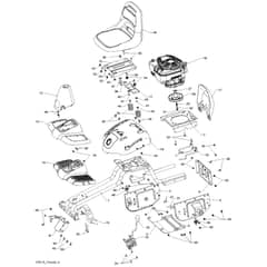 McCulloch MOWCART 66 - 96021000905 - 2013-06 - Chassis & Enclosures Parts Diagram
