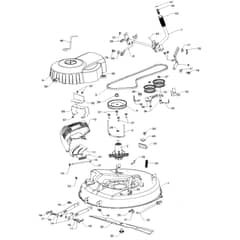 McCulloch MOWCART - 96021001200 - 2010-12 - Mower Deck - Cutting Deck Parts Diagram