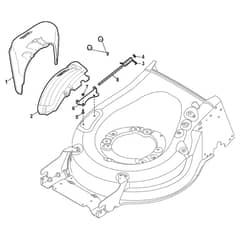 MP1 554 WSQ-B - 2015 - 294556823/15 - Castel Garden Rotary Mower Ejection Guard Diagram
