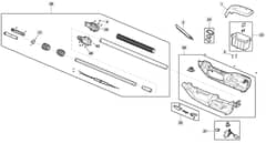 MPH 50 Li - 2021-2022 - 278710033/M21 - Mountfield Brushcutter Main Assembly Diagram