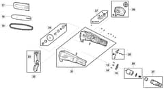 MPH 50 Li - 2021-2022 - 278710033/M21 - Mountfield Brushcutter Pole Pruner Diagram