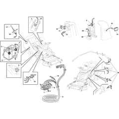 MPV 320 W - 2017-2019 - 2F2020521/S17 - Stiga Front Mower Electric Parts Diagram